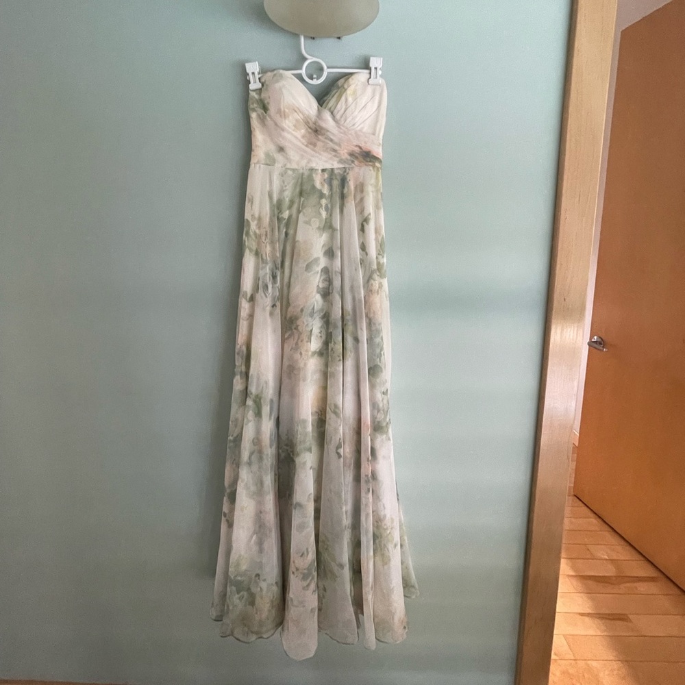 Jenny Yoo Bridesmaids Strapless Annabelle Gown, Excellent Condition